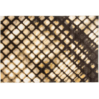 Kusový koberec FIESTA Grid - žltý
