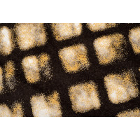 Kusový koberec FIESTA Grid - žltý