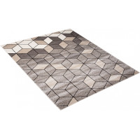 Kusový koberec FIESTA Cubes - šedý
