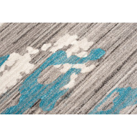 Kusový koberec FIESTA Clouds - modrý/sivý