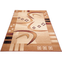 Kusový koberec ATLAS Modern - béžový/svetlo béžový