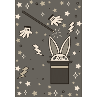 Kusový koberec FIESTA Rabbit - šedý