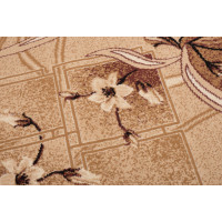 Kusový koberec ATLAS Lilly - tmavo béžový/hnedý