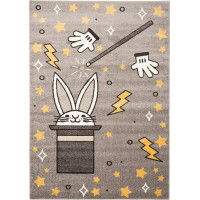 Kusový koberec FIESTA Rabbit - žltý