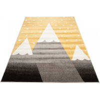 Kusový koberec FIESTA Mountains - žltý