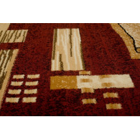 Kusový koberec ATLAS Fragment - hnedý/béžový