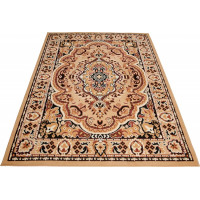 Kusový koberec ATLAS Orient - tmavo béžový/hnedý