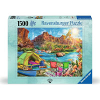 RAVENSBURGER Puzzle Táborenie v kaňone 1500 dielikov