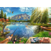 RAVENSBURGER Puzzle Život pri jazere 1000 dielikov