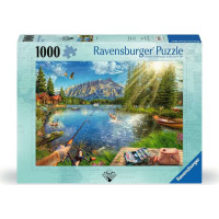 RAVENSBURGER Puzzle Život pri jazere 1000 dielikov