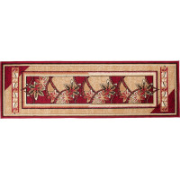 Behúň ATLAS frame - béžový/červený