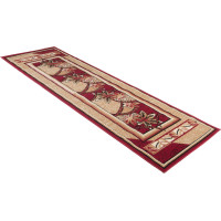 Behúň ATLAS frame - béžový/červený