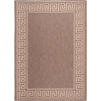Sisalový PP koberec GREEK - hnedý/béžový