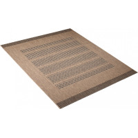 Sisalový PP koberec MORSE - hnedý/čierny