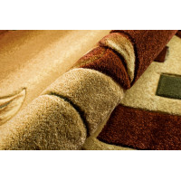 Kusový koberec ANTOGYA Flora - krémový/hnedý