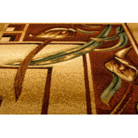 Kusový koberec ANTOGYA Rim - svetlo béžový/hnedý
