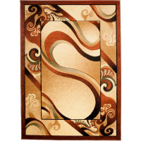 Kusový koberec ANTOGYA Wave - krémový/hnedý