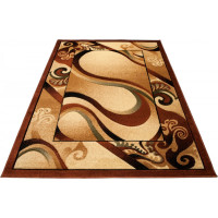 Kusový koberec ANTOGYA Wave - krémový/hnedý