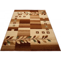 Kusový koberec ANTOGYA Sprig - krémový/hnedý