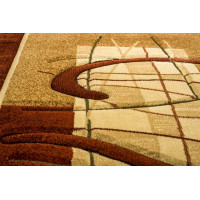 Kusový koberec ANTOGYA Composition - hnedý/béžový