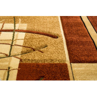 Kusový koberec ANTOGYA Composition - hnedý/béžový