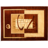 Kusový koberec ANTOGYA Composition - hnedý/béžový