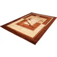 Kusový koberec ANTOGYA Composition - hnedý/béžový