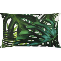 Vodeodolná obliečka na vankúš BOTANIC Monstera 40x60 cm - zelená