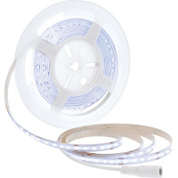 LED COB opasok, sada s adaptérom, vypínač, 5m, 8W/m, 800lm/m, studená biela