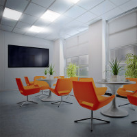 LED svetelný panel Backlit CCT - 60x60 cm - biela farba