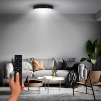 LED osvetlenie s diaľkovým ovládačom 30 cm - stmievateľné - čierne