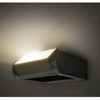 LED vonkajšie nástenné osvetlenie Crotone, 7W, 450lm, 3000K, náklopné