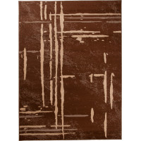Kusový koberec SCARLET Abstract - hnedý/béžový