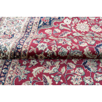 Kusový koberec ISFAHAN Baba - červený/tmavo modrý