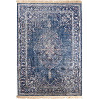 Kusový koberec ISFAHAN Malek - tmavo modrý