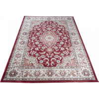 Kusový koberec DUBAI gro - červený/biely