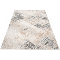 Kusový koberec MONTREAL Hatch - krémový/sivý