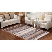 Kusový koberec RASTA Pattern - hnedý/béžový