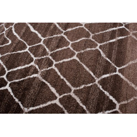 Kusový koberec RASTA Net - hnedý/krémový