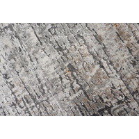 Kusový koberec FEYRUZ Fog - šedý/tmavo šedý