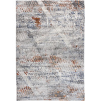 Kusový koberec FEYRUZ Texture - svetlo šedý/sivý