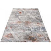 Kusový koberec FEYRUZ Texture - svetlo šedý/sivý