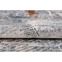 Kusový koberec FEYRUZ Texture - svetlo šedý/sivý