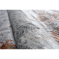 Kusový koberec FEYRUZ Texture - svetlo šedý/sivý