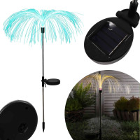 Vonkajšie solárne LED osvetlenie PALMA 80 cm - mulicolor