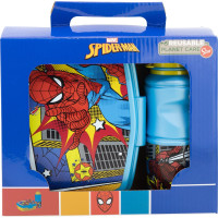 STOR Detská jedálenská súprava 2v1 Spiderman