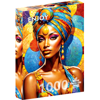 ENJOY Puzzle Africká kráska 1000 dielikov