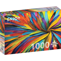 ENJOY Puzzle Farebné perie 1000 dielikov