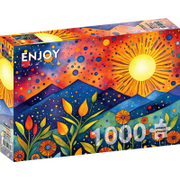 ENJOY Puzzle Dážď pri západe slnka 1000 dielikov