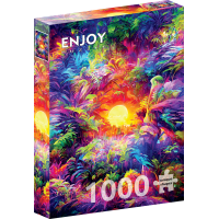 ENJOY Puzzle Dúhová džungľa 1000 dielikov